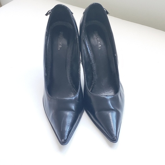 Paprika Shoes - Black Pointy Toe Pumps